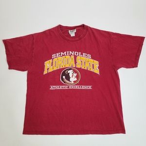 Vintage 90s Flordia State Seminoles Lee sport XL